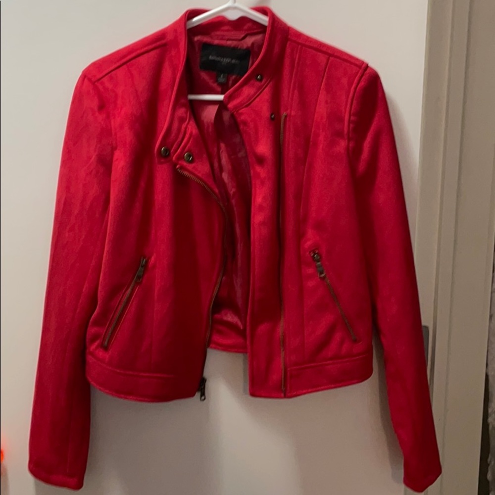 Banana Republic Red Suede Jacket
